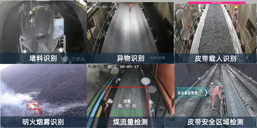 皮带卡堵检测