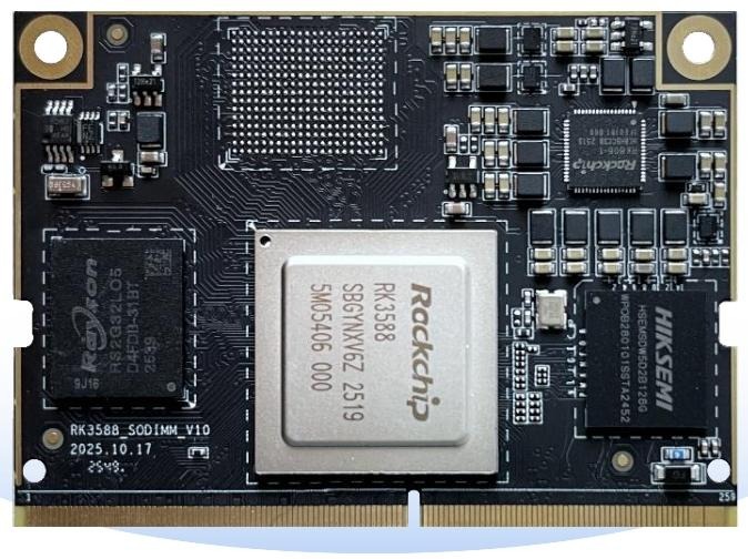 端侧AI新标杆：万物纵横DM3588智算模组，瑞芯微RK3588开发板 6TOPS+8K+工业级全场景通吃(图1)
