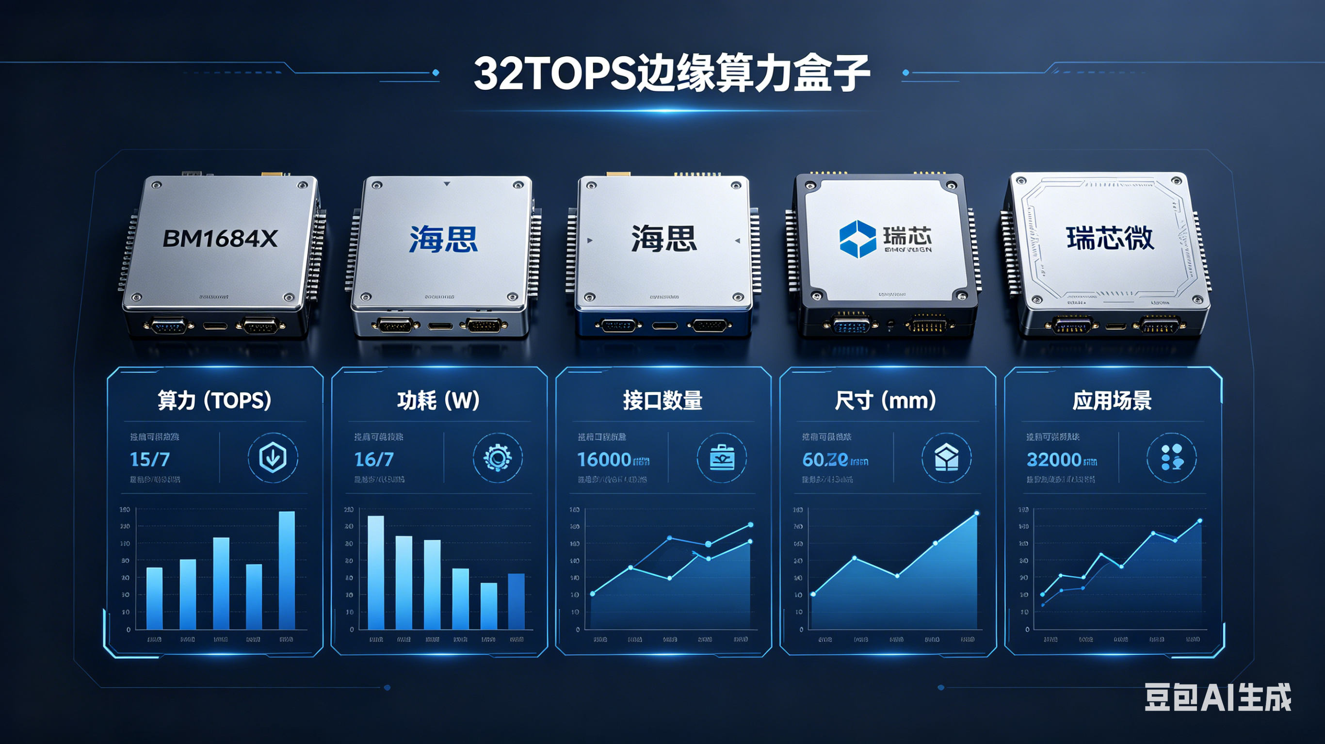 5 款 32TOPS 边缘算力盒子深度对比：算能 BM1684X（万物纵横 DA320S）vs 海思 vs 瑞芯微(图1)