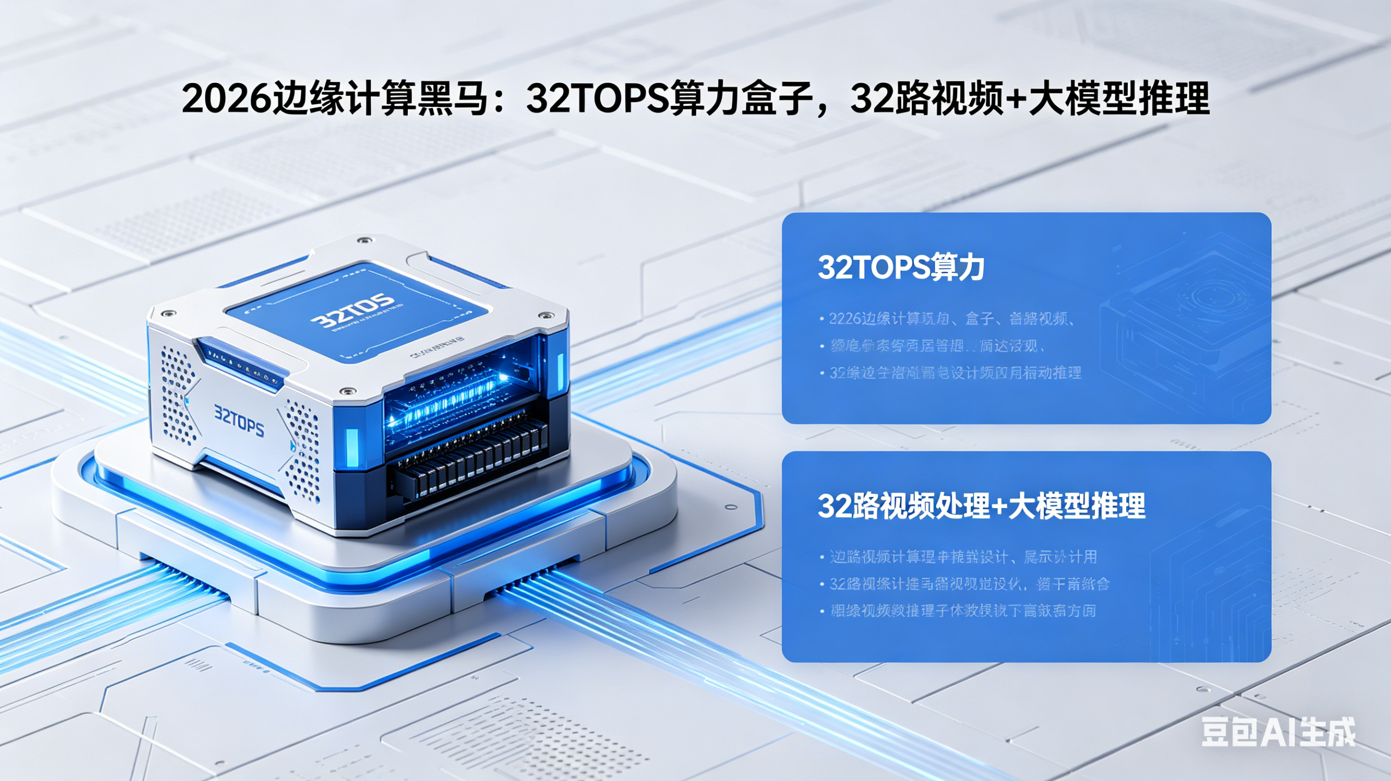 2026 边缘计算黑马:32TOPS 算力盒子,32 路视频 + 大模型推理(图1)