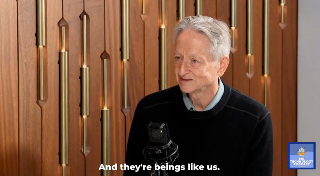 Hinton 正式宣告：AI 已具备意识，并直面超级智能的伦理与生存风险(图1)