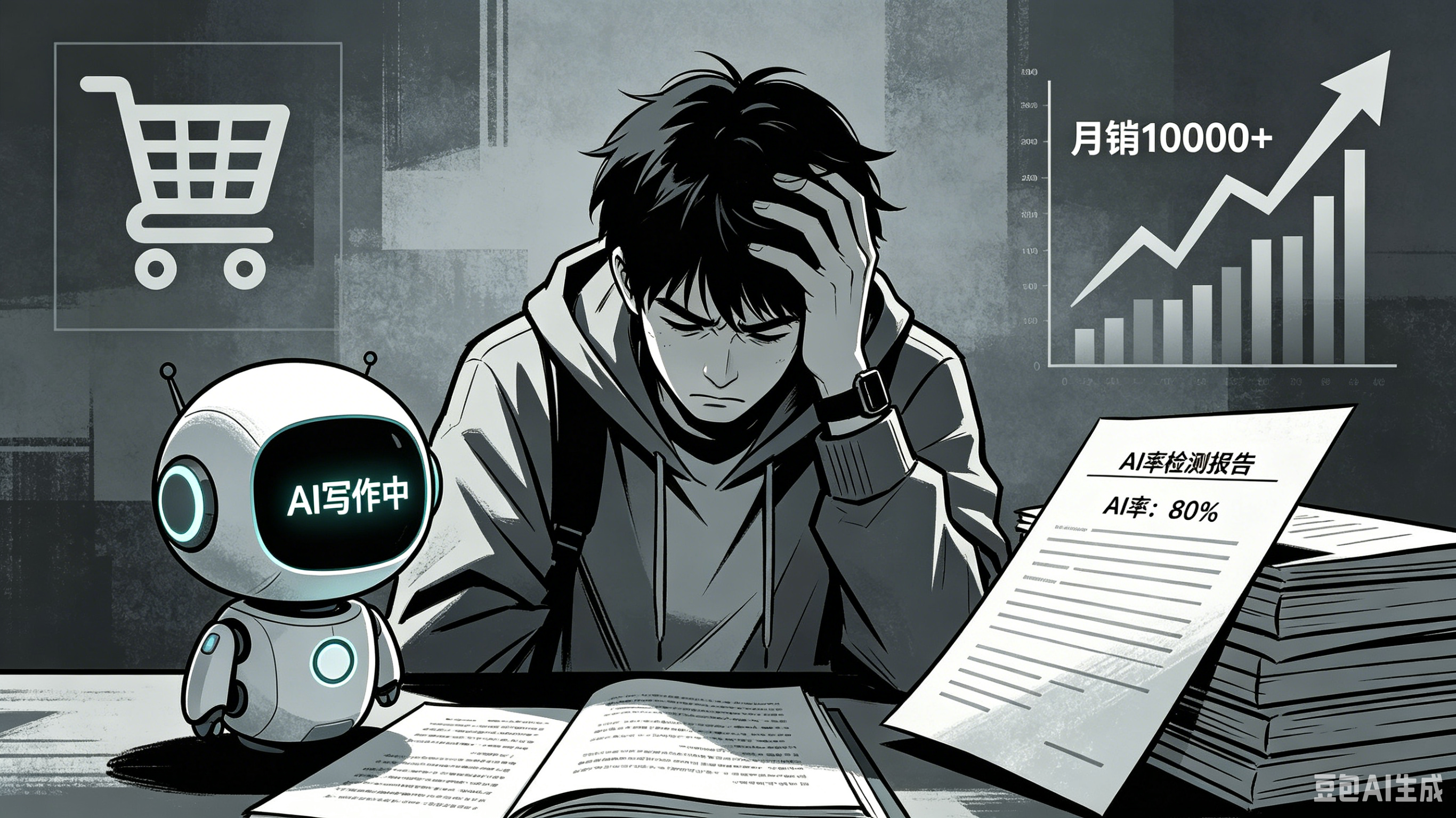 毕业季“降AI率”服务爆火:24小时千人加购,灰产利润赶超代写(图1)