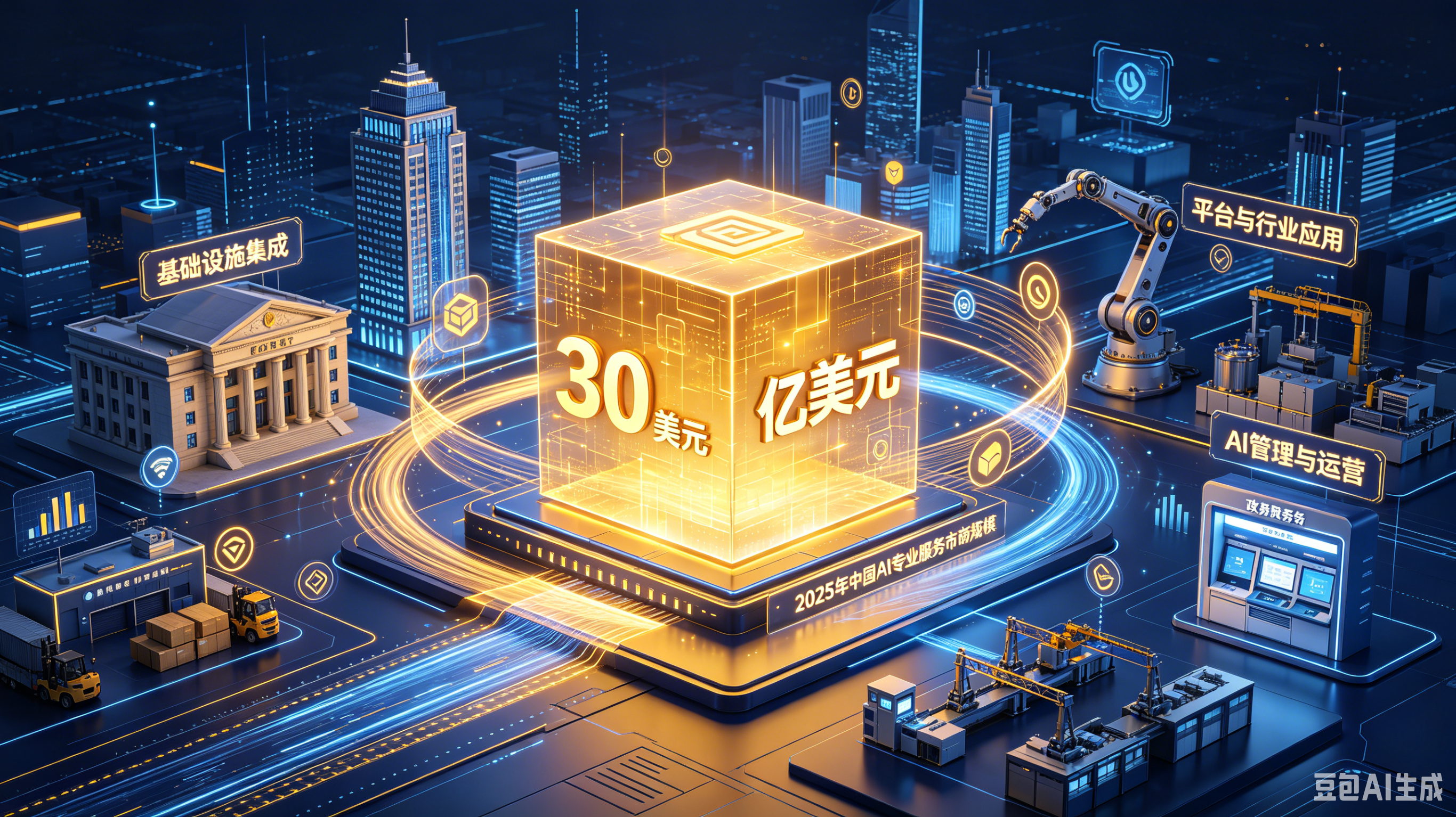 2025年中国AI专业服务市场规模突破30亿美元(图1)