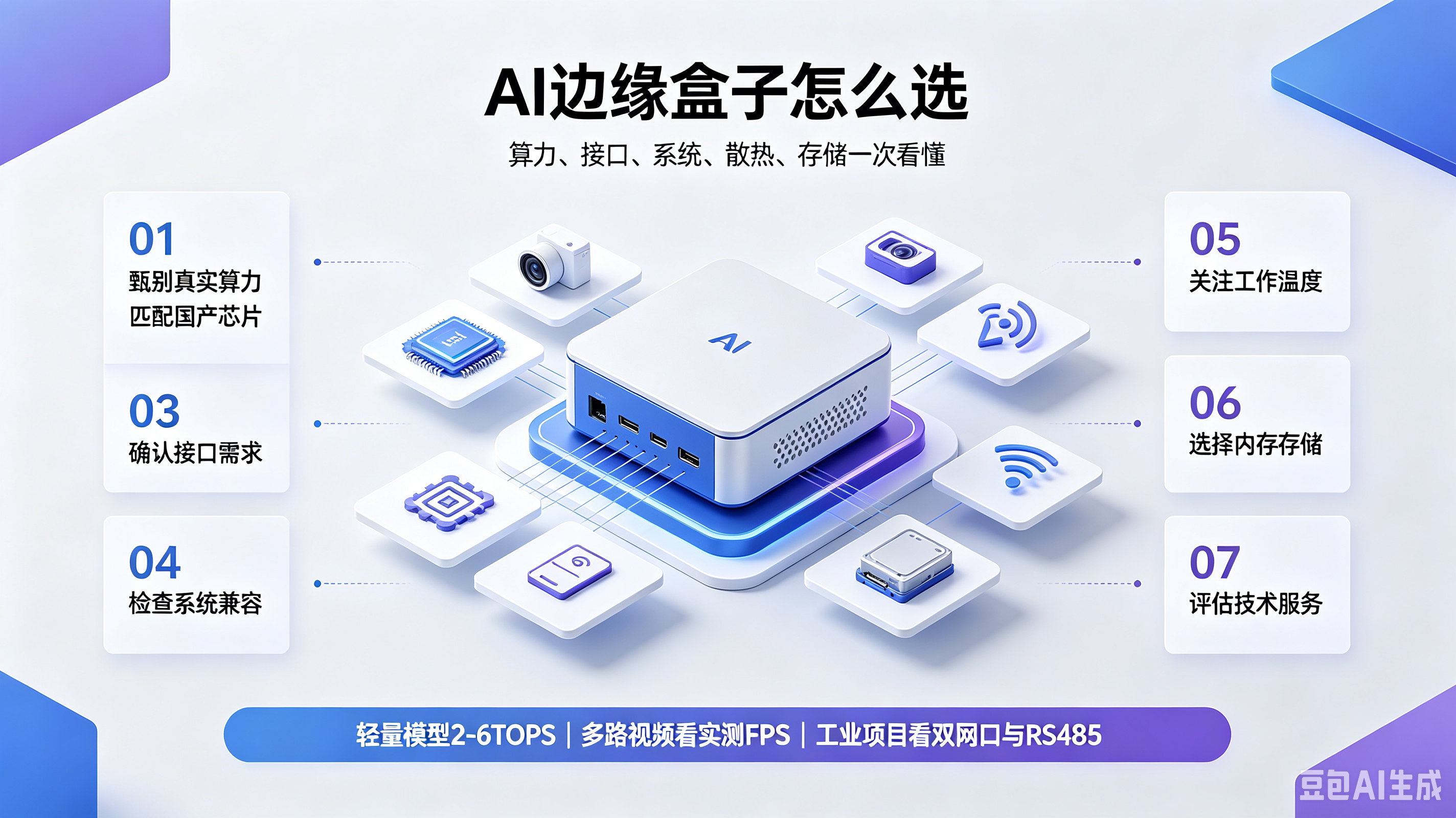 选购国产化边缘计算盒必看7点,教你判断 AI 边缘盒子算力与接口(图1)