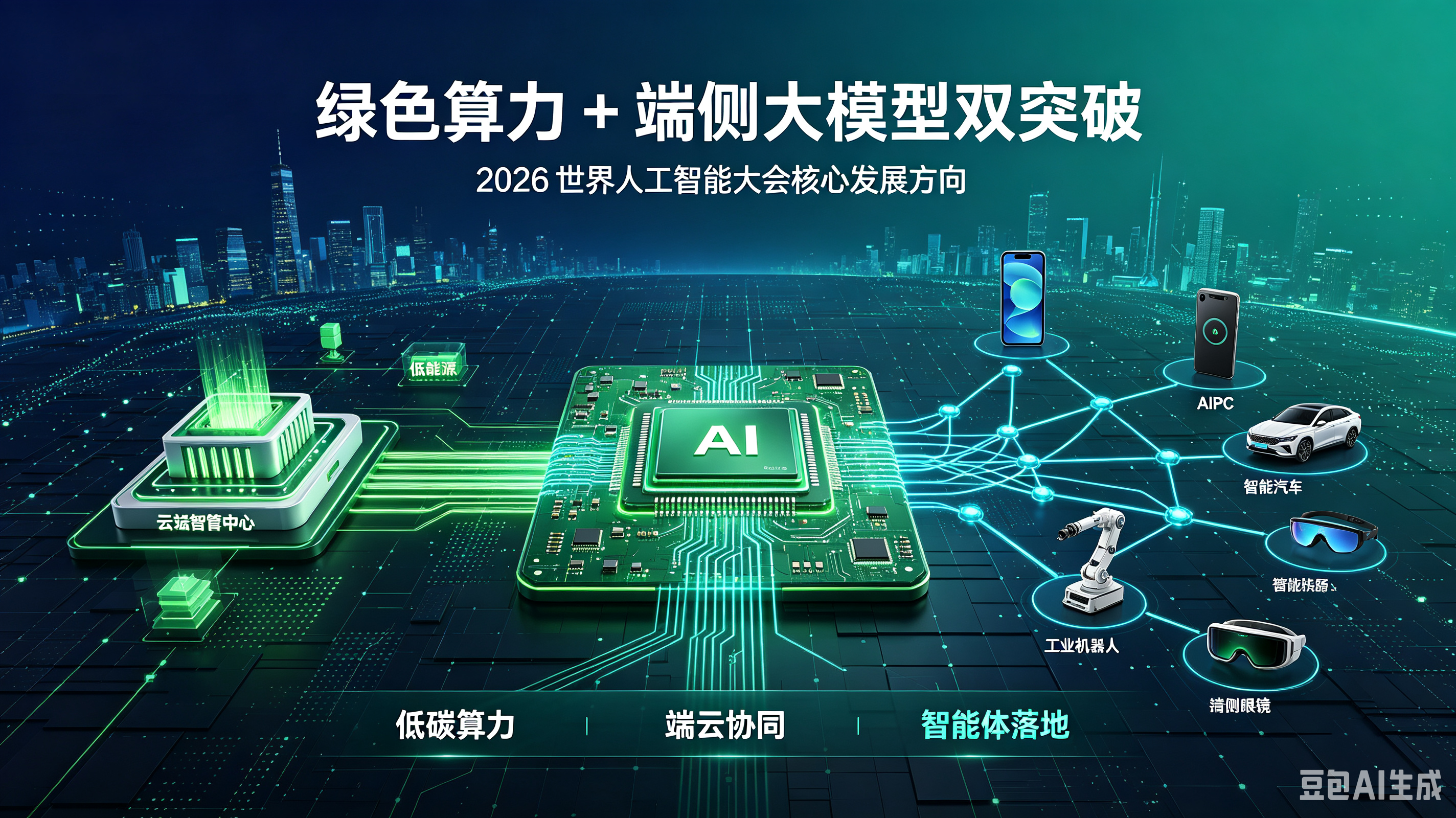 绿色算力+端侧大模型双突破，解读2026世界人工智能大会核心发展方向