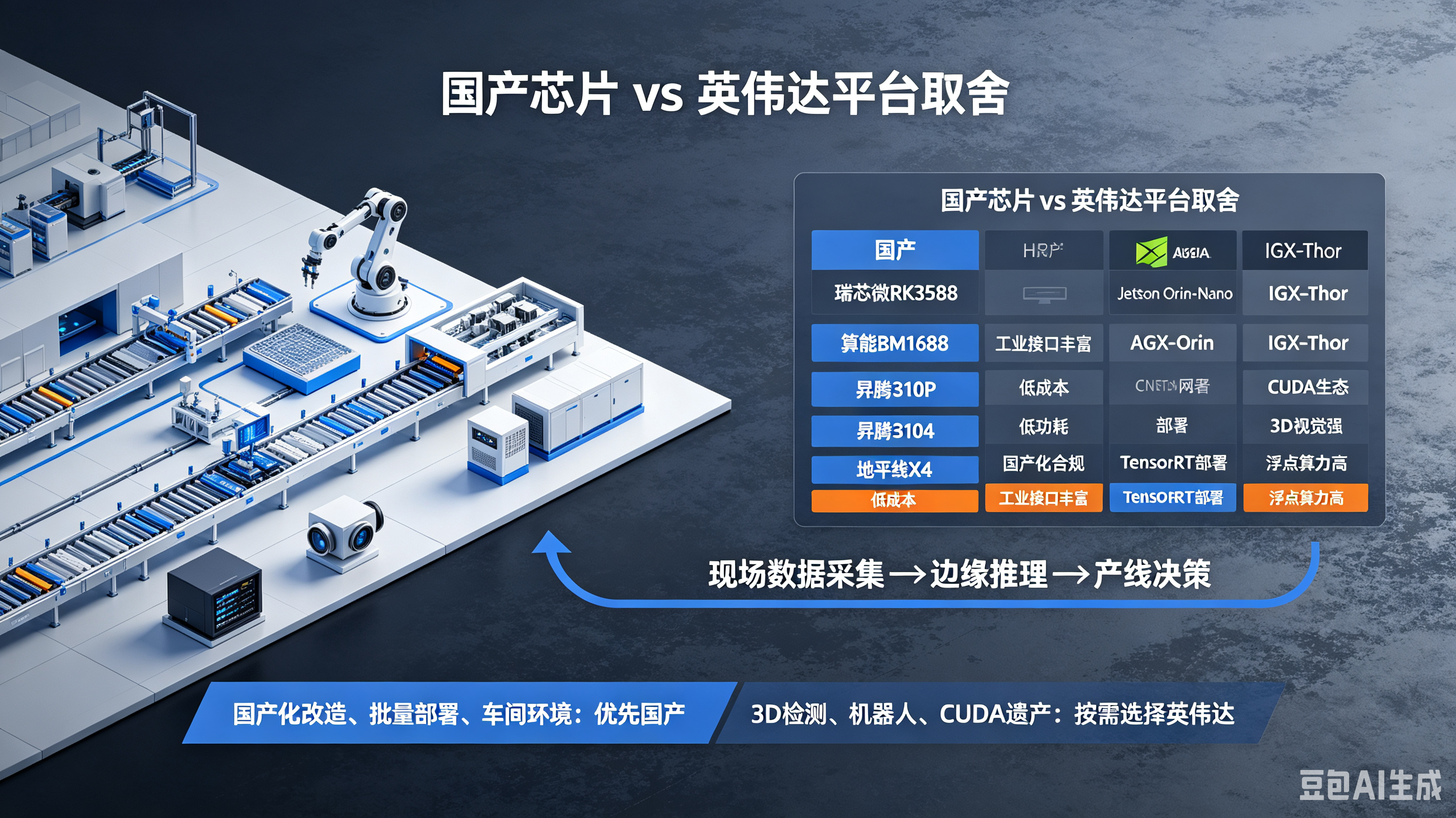 2026 工业项目怎么选边缘计算一体机?国产芯片和英伟达平台该如何取舍?(图1)