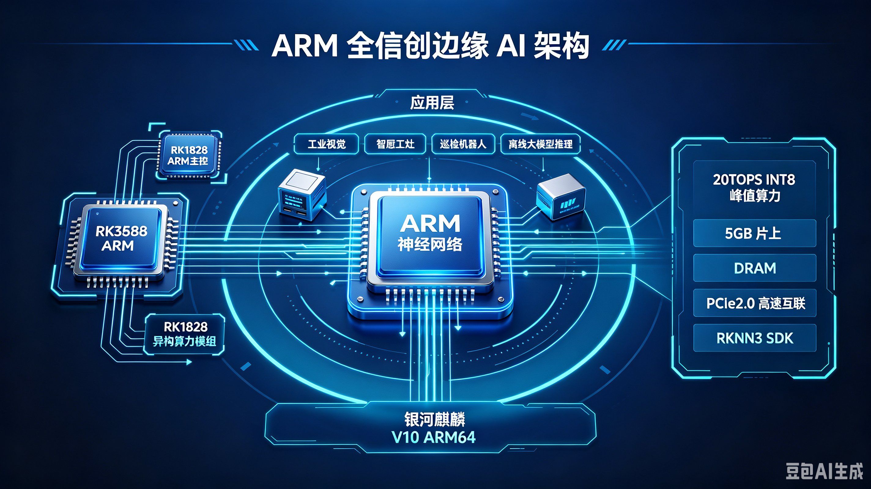 国产异构算力 RK1828 适配银河麒麟 V10 构建 ARM 全信创边缘 AI 架构(图1)