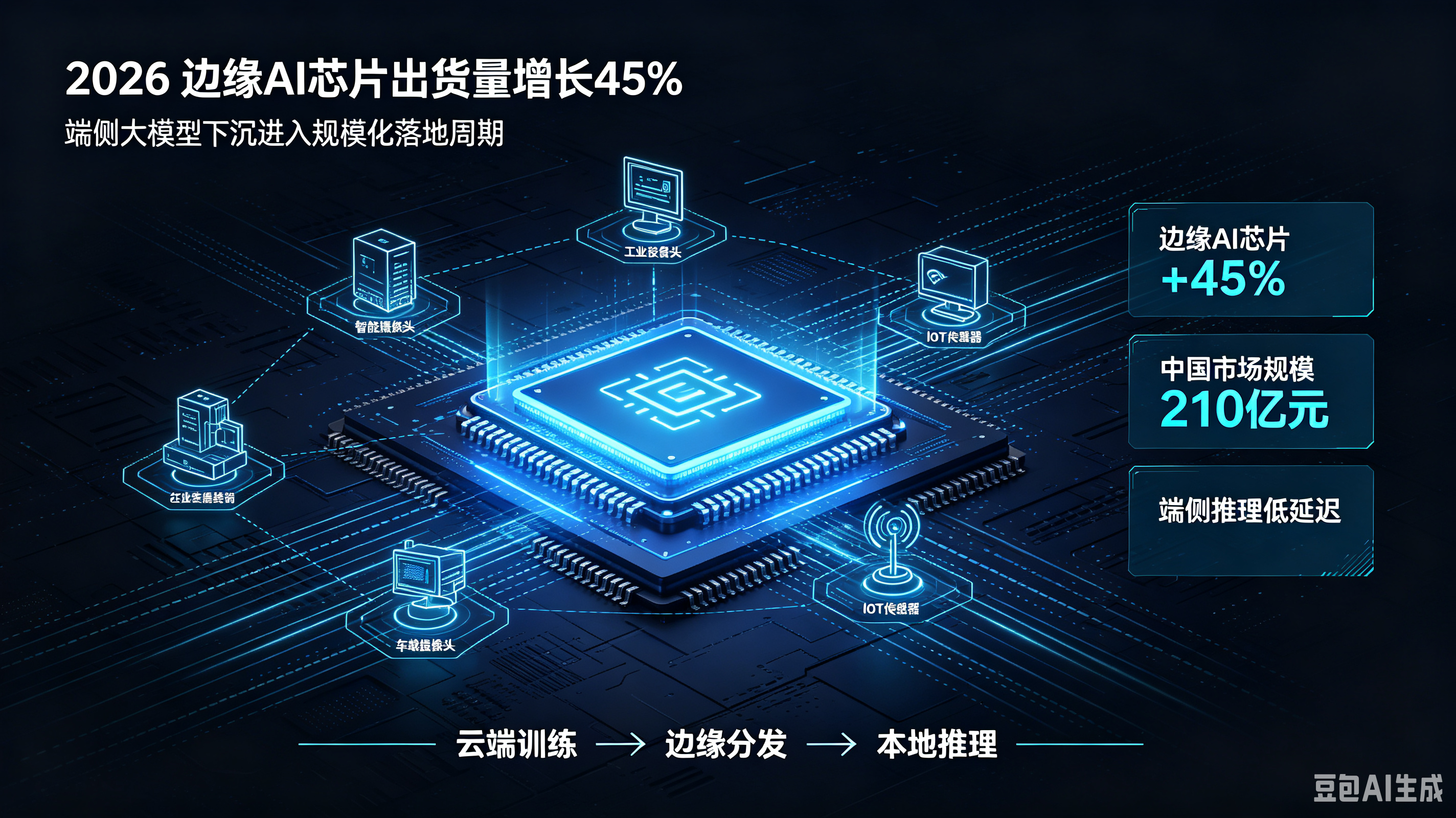 2026边缘AI芯片出货量暴增45%，端侧大模型下沉成确定性趋势(图1)