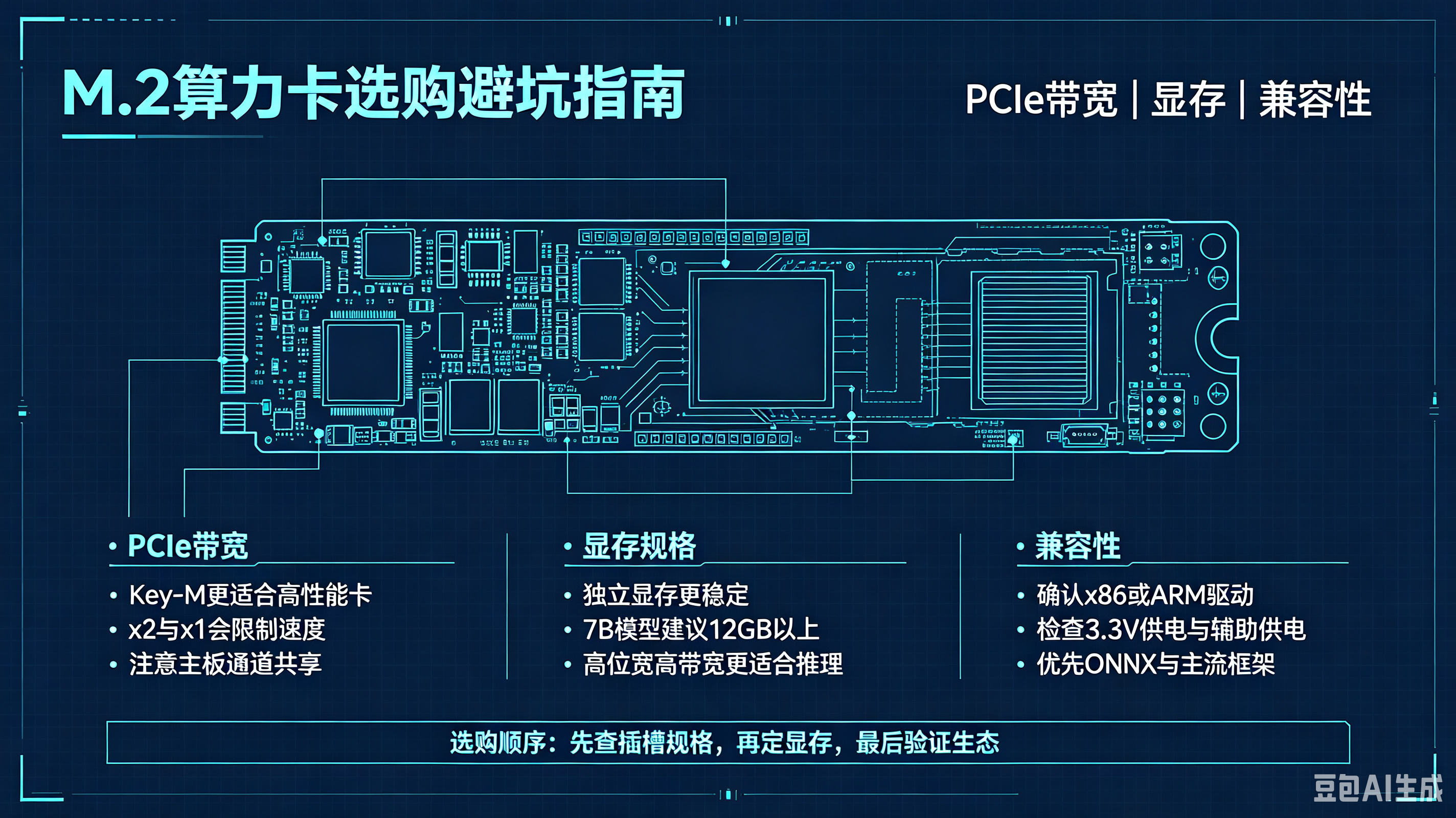 M.2 算力卡选购避坑:PCIe 带宽、显存、兼容性三大关键指标解析(图1)