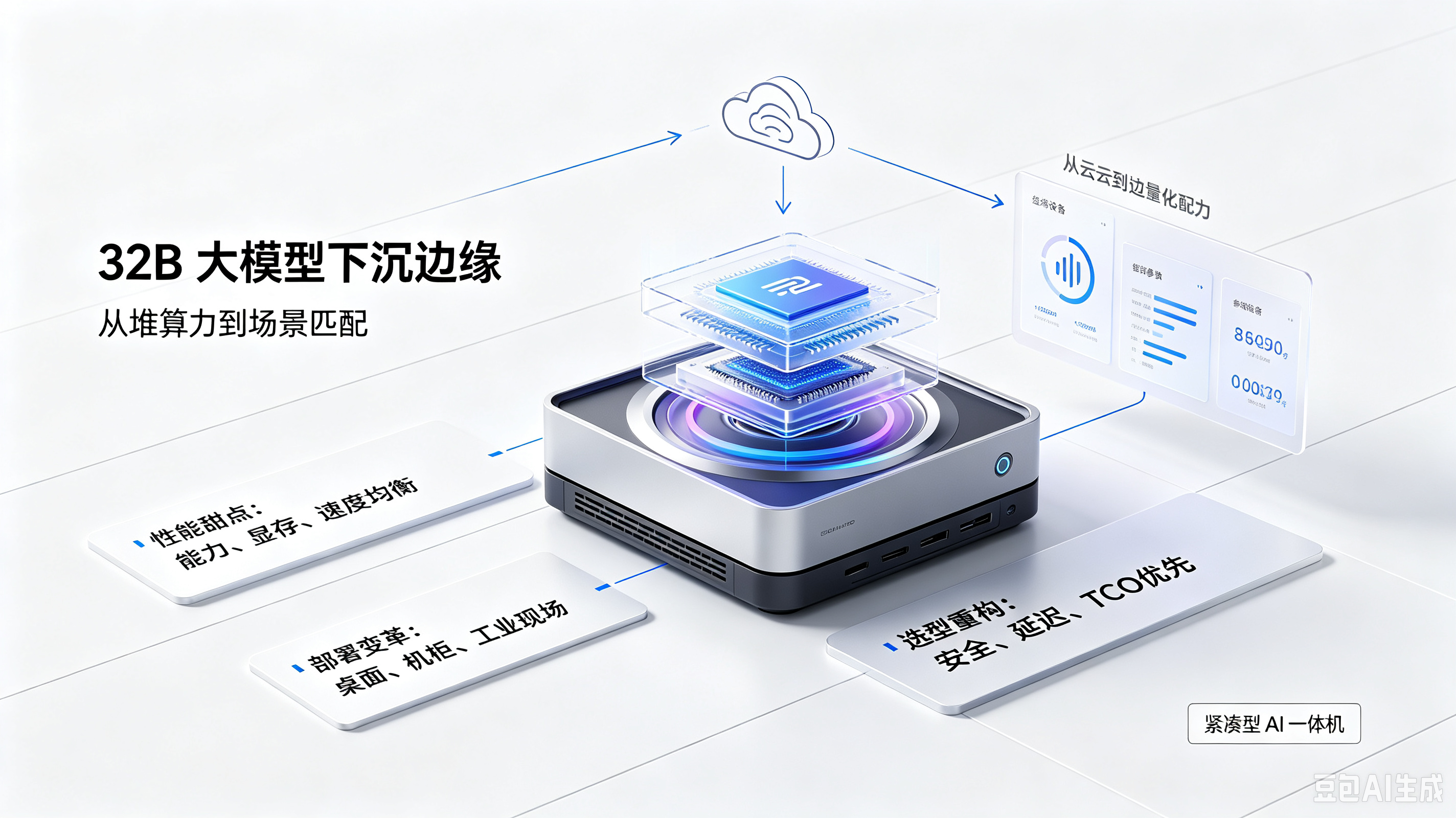 32B 大模型下沉边缘！紧凑型 AI 一体机正在重构行业选型逻辑(图1)