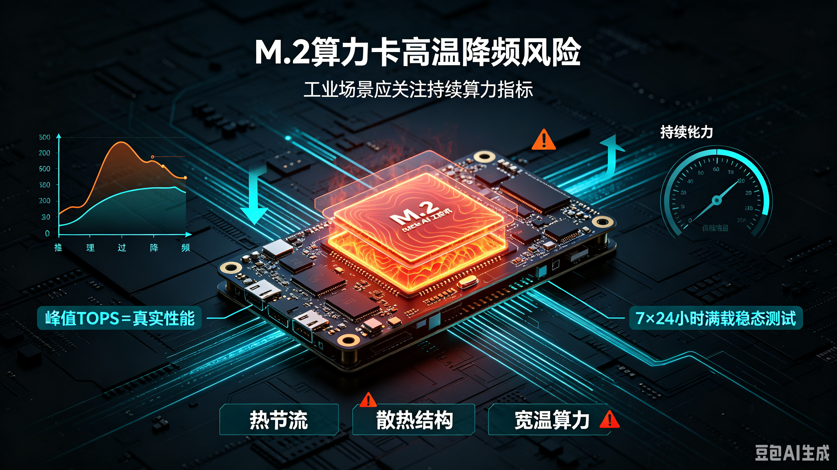 多款M.2算力卡高温降频问题曝光,工业场景选型需关注持续算力指标(图1)