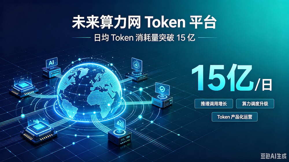 未来算力网Token平台日均Token消耗量突破15亿(图1)