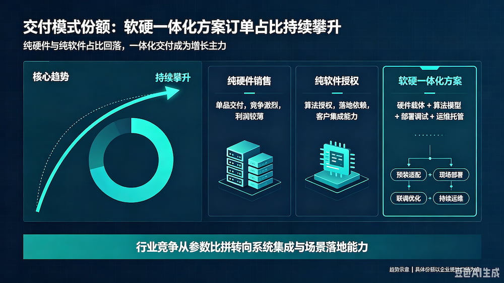 交付模式持续升级，边缘计算软硬一体化方案订单份额稳步提升(图1)