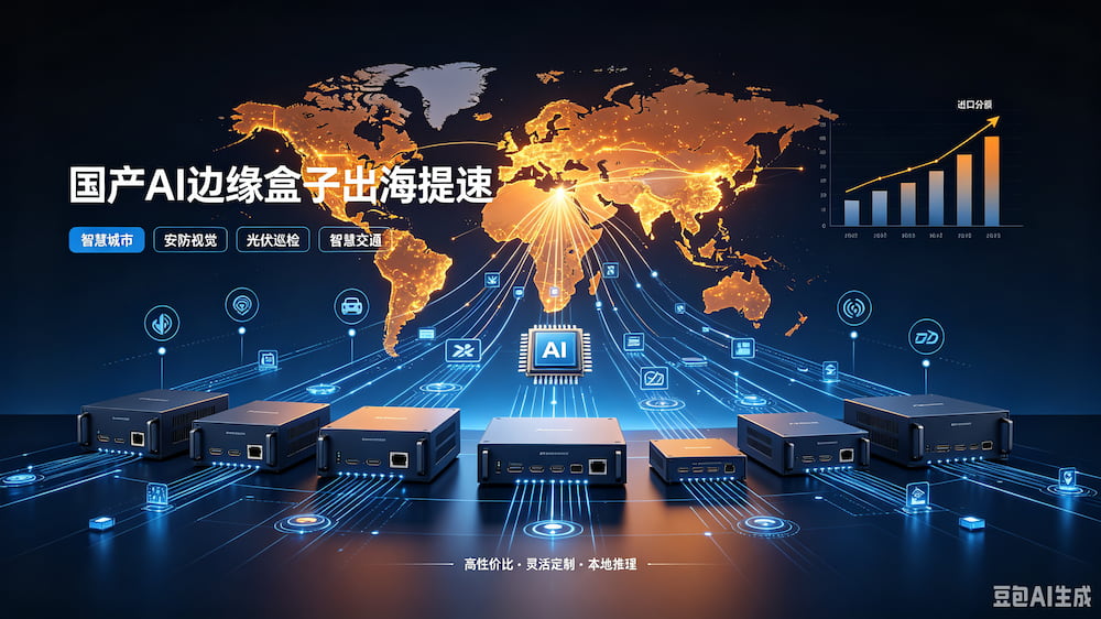 AI边缘盒子出口份额上涨！东南亚、中东成国产硬件主要市场(图1)