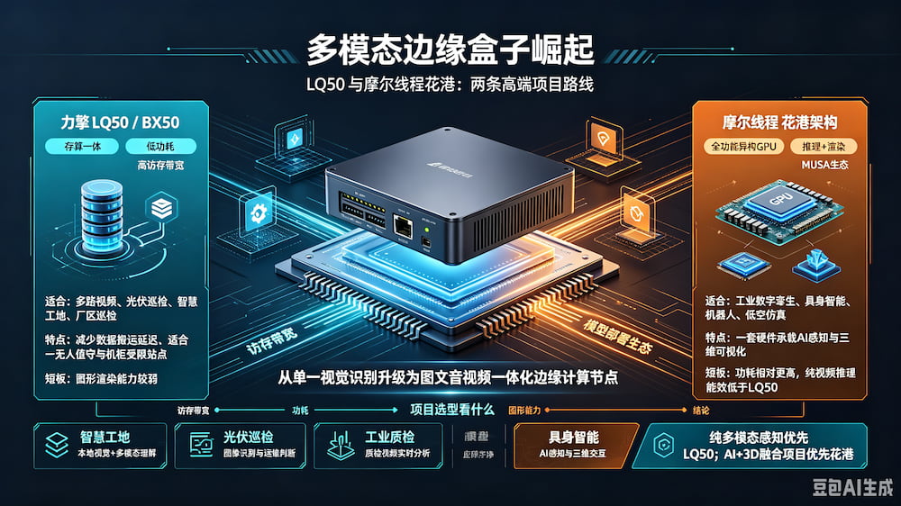 多模态边缘盒子崛起,LQ50、摩尔线程花港抢占高端项目(图1)