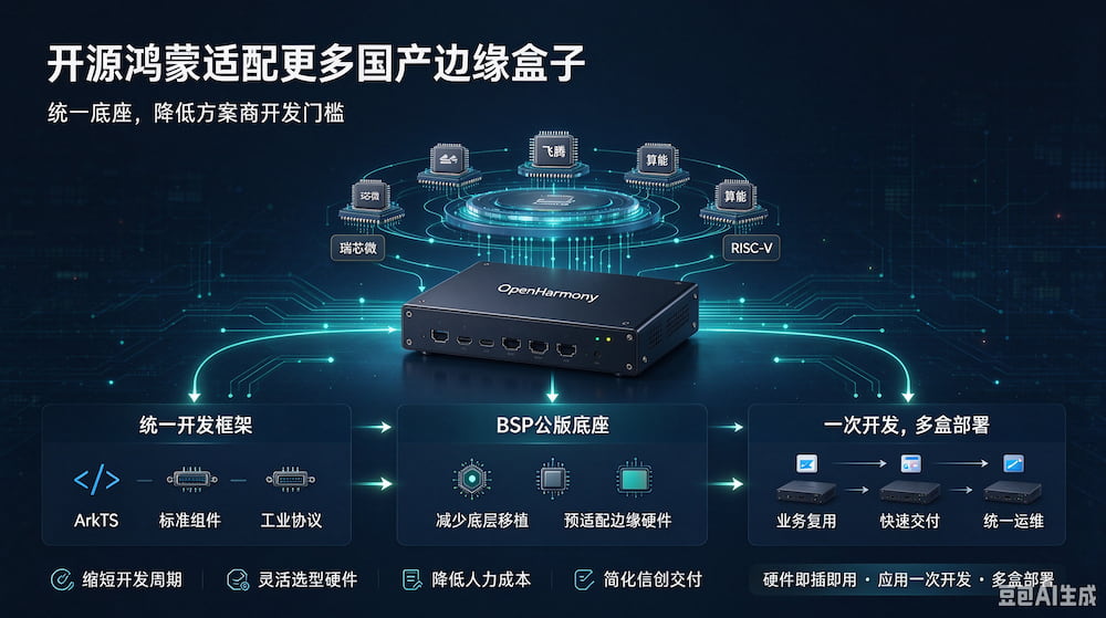 开源鸿蒙OpenHarmony适配更多国产边缘盒子，降低方案商开发门槛(图1)