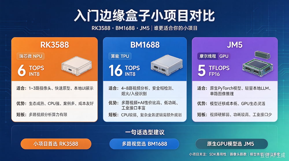 BM1688/RK3588/JM5入门边缘盒子评测对比(小项目选型)(图1)