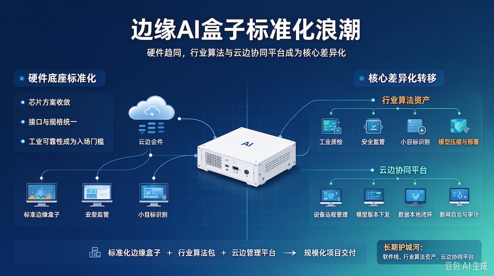 边缘AI盒子标准化浪潮:硬件趋同,行业算法与云边协同平台成为核心差异化(图1)