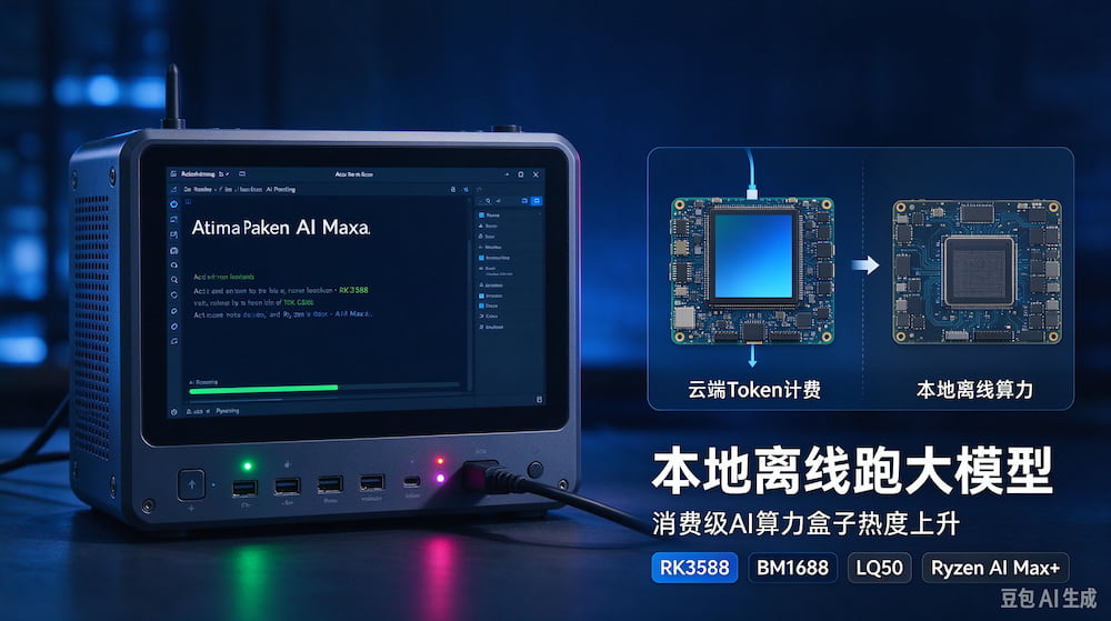 消费级AI算力盒子市场热度延续:本地离线跑大模型,规避云端Token计费(图1)