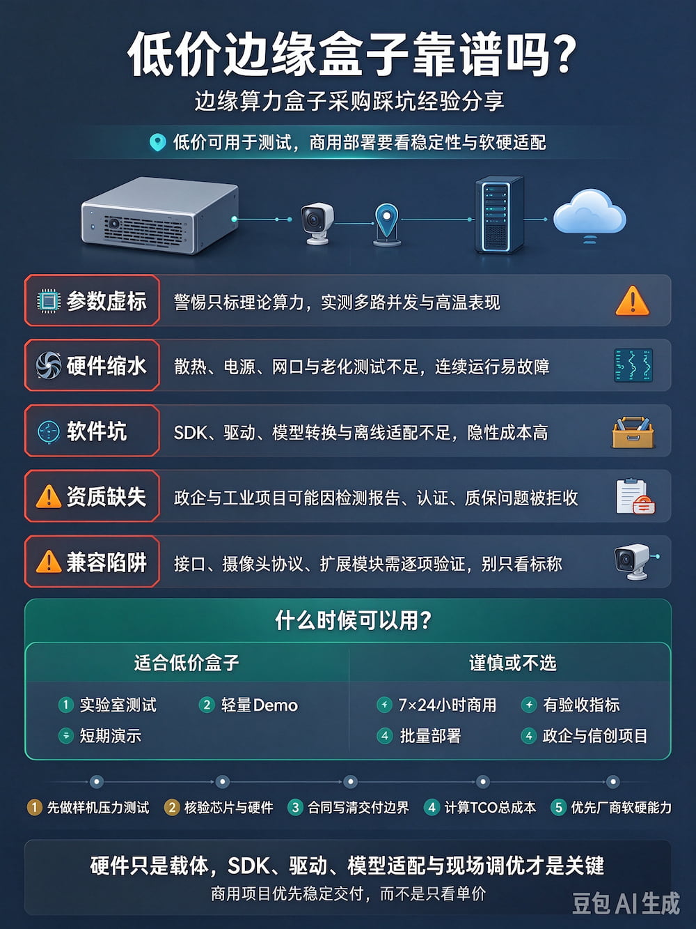 低价边缘盒子靠谱吗？边缘算力盒子采购踩坑经验分享(图1)