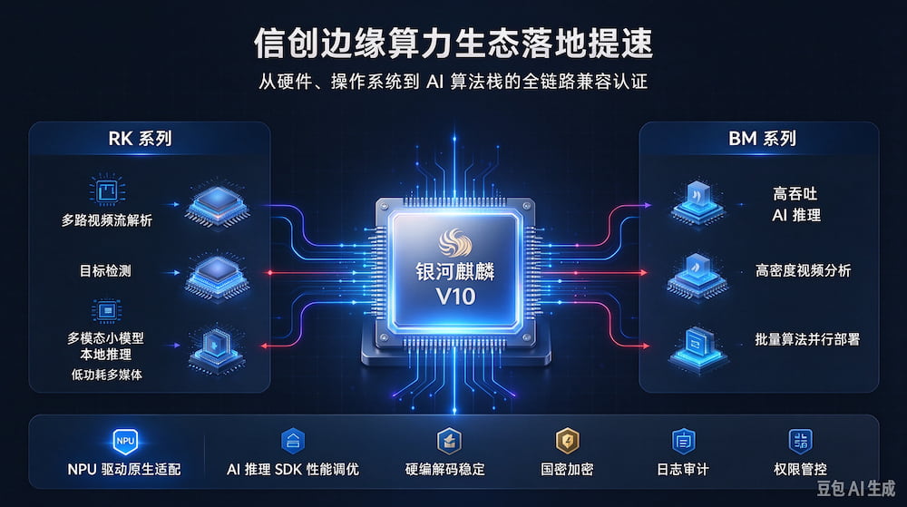 信创边缘计算新进展|RK3588/BM1684X 算力盒子完成银河麒麟 V10 深度适配(图1)