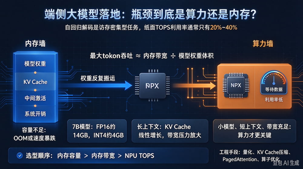 端侧大模型落地,算力盒子硬件瓶颈到底是算力还是内存?(图1)