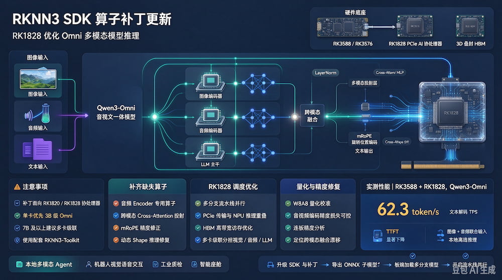 RKNN3 SDK 算子补丁更新|RK1828 优化 Omni 多模态模型推理(图1)