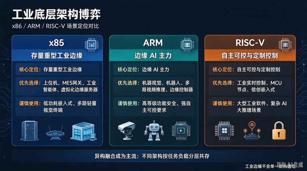 x86/ARM/RISC-V 同台竞技,2026工博会边缘计算论坛解读工业底层架构博弈(图1)
