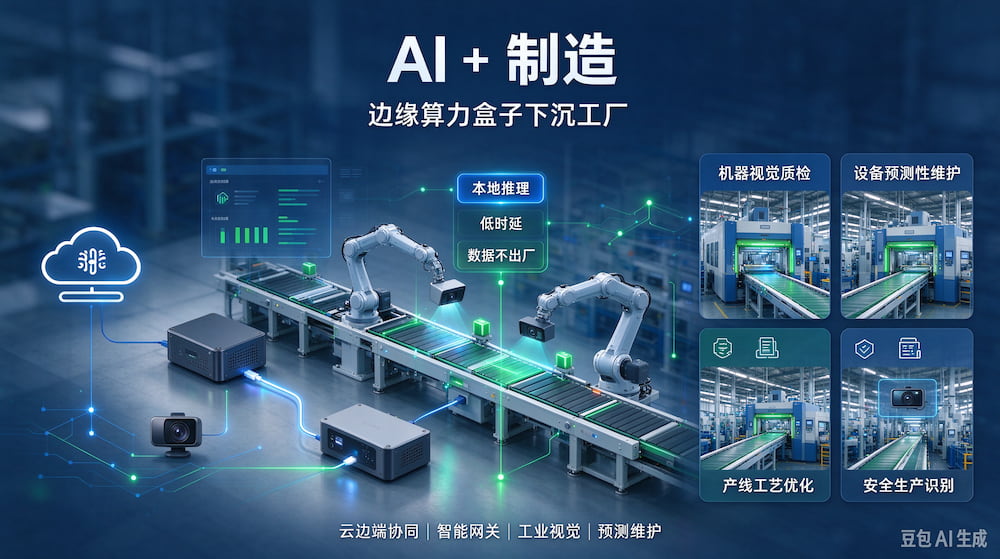 工信部"AI+制造"专项行动:边缘算力盒子下沉工厂政策解读(图1)
