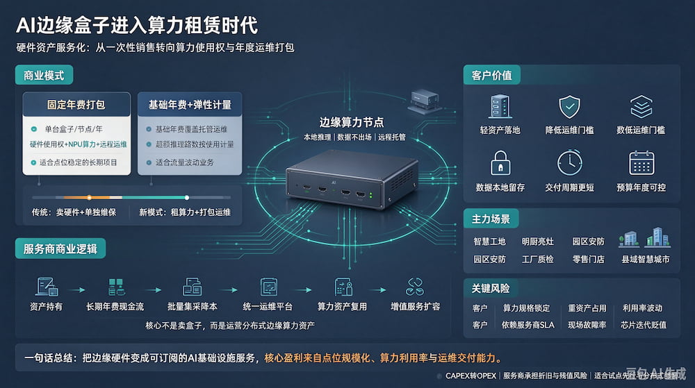 AI 边缘盒子开始进入 “算力租赁 + 按年运维” 商业模式(图1)