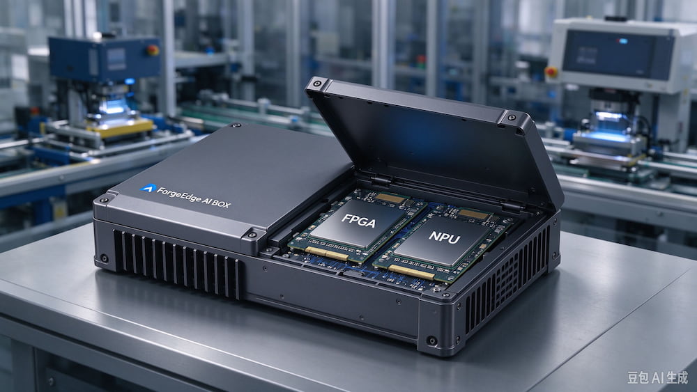 海外工业ForgeEdge AI Box模块化方案曝光:FPGA+NPU混合架构,对标国内算法盒子(图1)